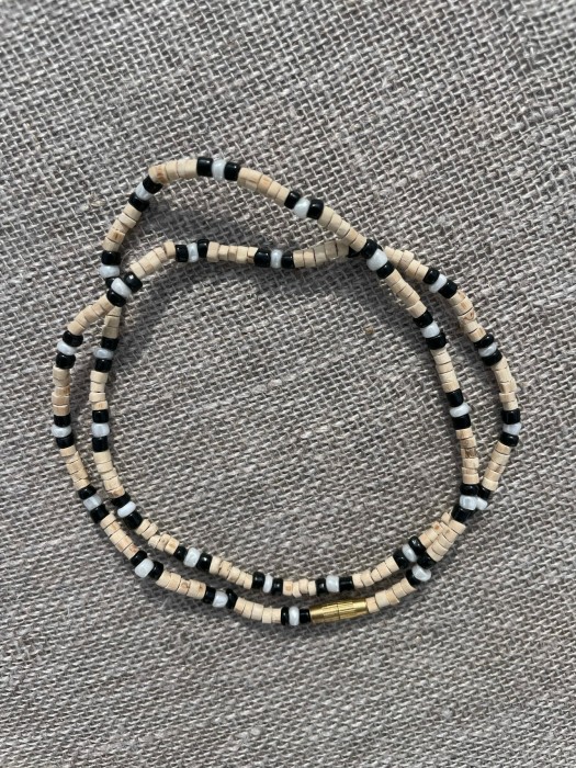 Black Tulsi Kanthi Mala, 21 cm