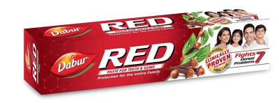 Dabur RED (Рэд зубная паста, Дабур), индийская, 100 г.