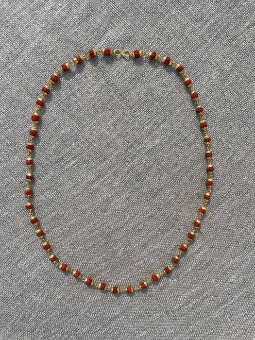 Brown Rudraksha Kanthi Mala, 5 mm