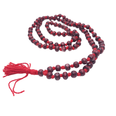 Applewood Japa Mala, 108 Beads, 60 cm