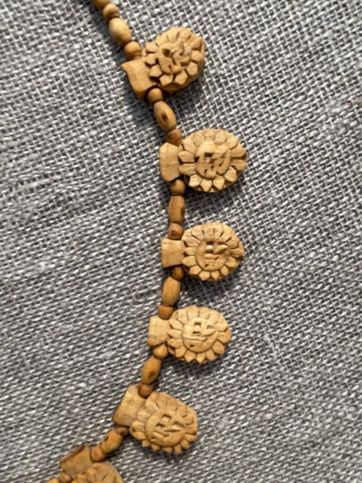 Orange Tulsi Kanthi Mala