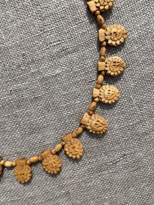 Orange Tulsi Kanthi Mala