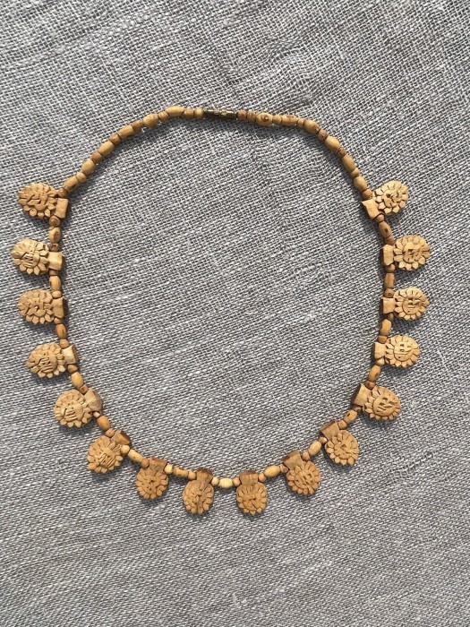 Orange Tulsi Kanthi Mala