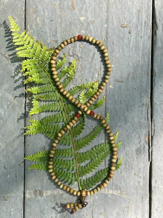 Maple Japa Mala, 108 Beads, 6 mm, 25 cm