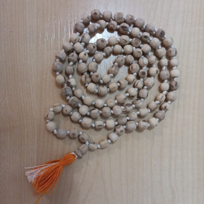 Tulsi Japa Mala, 108 Beads, 65 cm, 8 mm