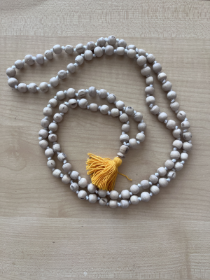 Tulsi Japa Mala, 108 Beads, 70 cm, 9 mm