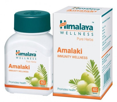 AMALAKI Immunity Wellness, Himalaya (АМАЛАКИ, Для повышения иммунитета, Хималая), 60 таб.