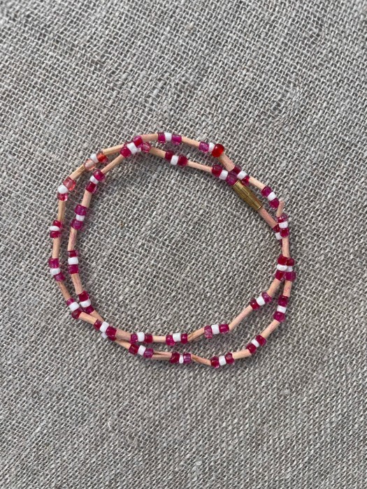 Pink Tulsi Kanthi Mala