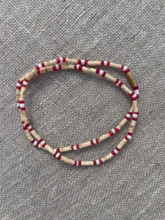 Red Tulsi Kanthi Mala